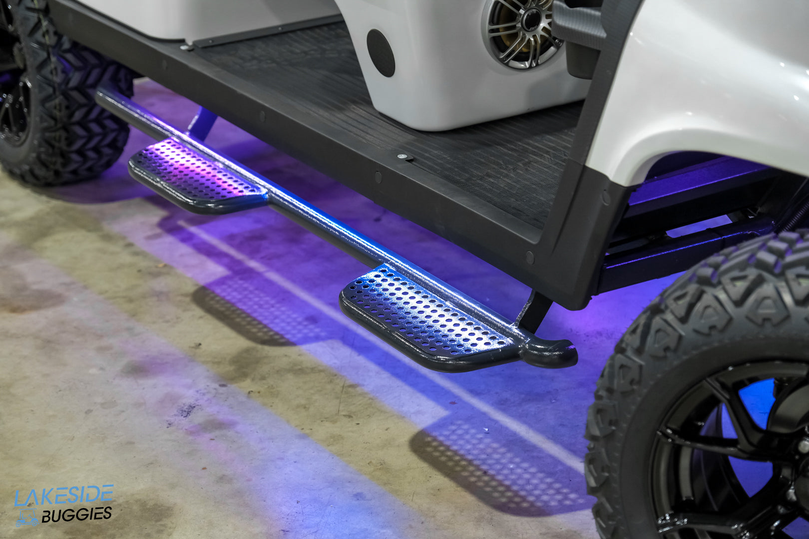 2025 VIBE EV - EV4F  Pure White Metallic 4 Forward Passenger Street Legal Golf Cart -  Vibe EV at LakesideBuggies.com