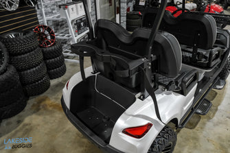 2025 VIBE EV - FLEX 4F  Pure White Metallic 4 Forward Passenger Street Legal Golf Cart