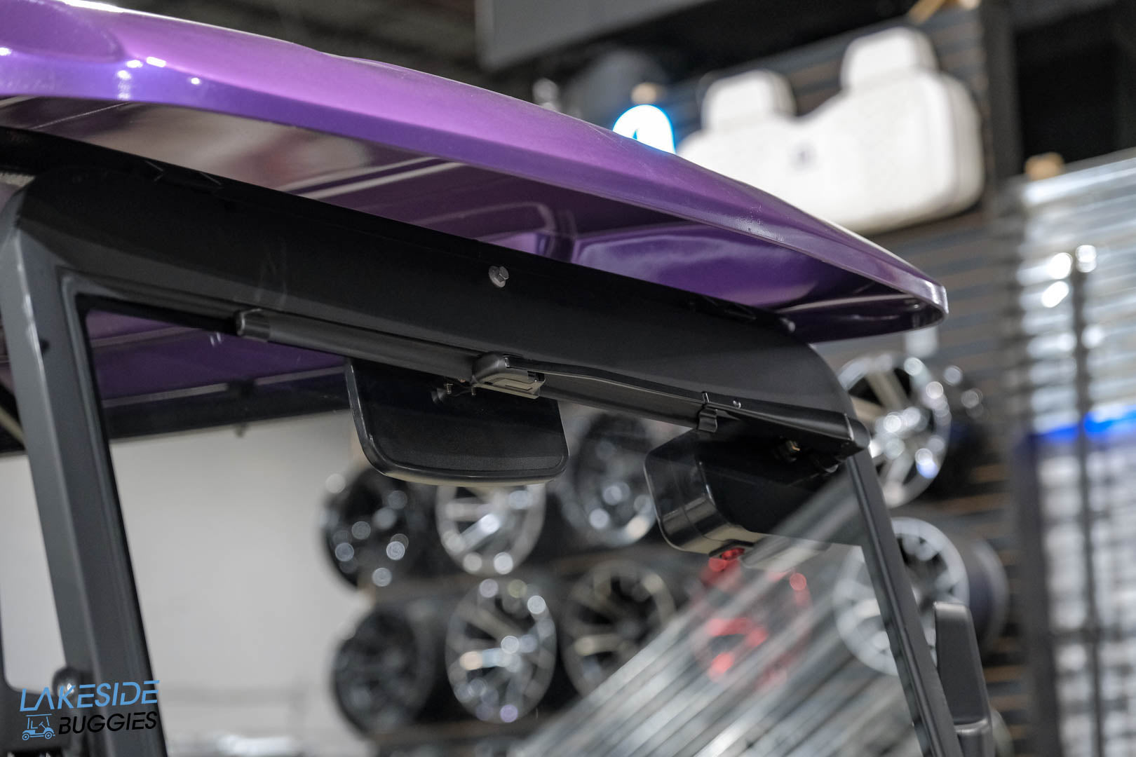 2025 VIBE EV - EV4F  Passion Purple 4 Forward Passenger Street Legal Golf Cart -  Vibe EV at LakesideBuggies.com