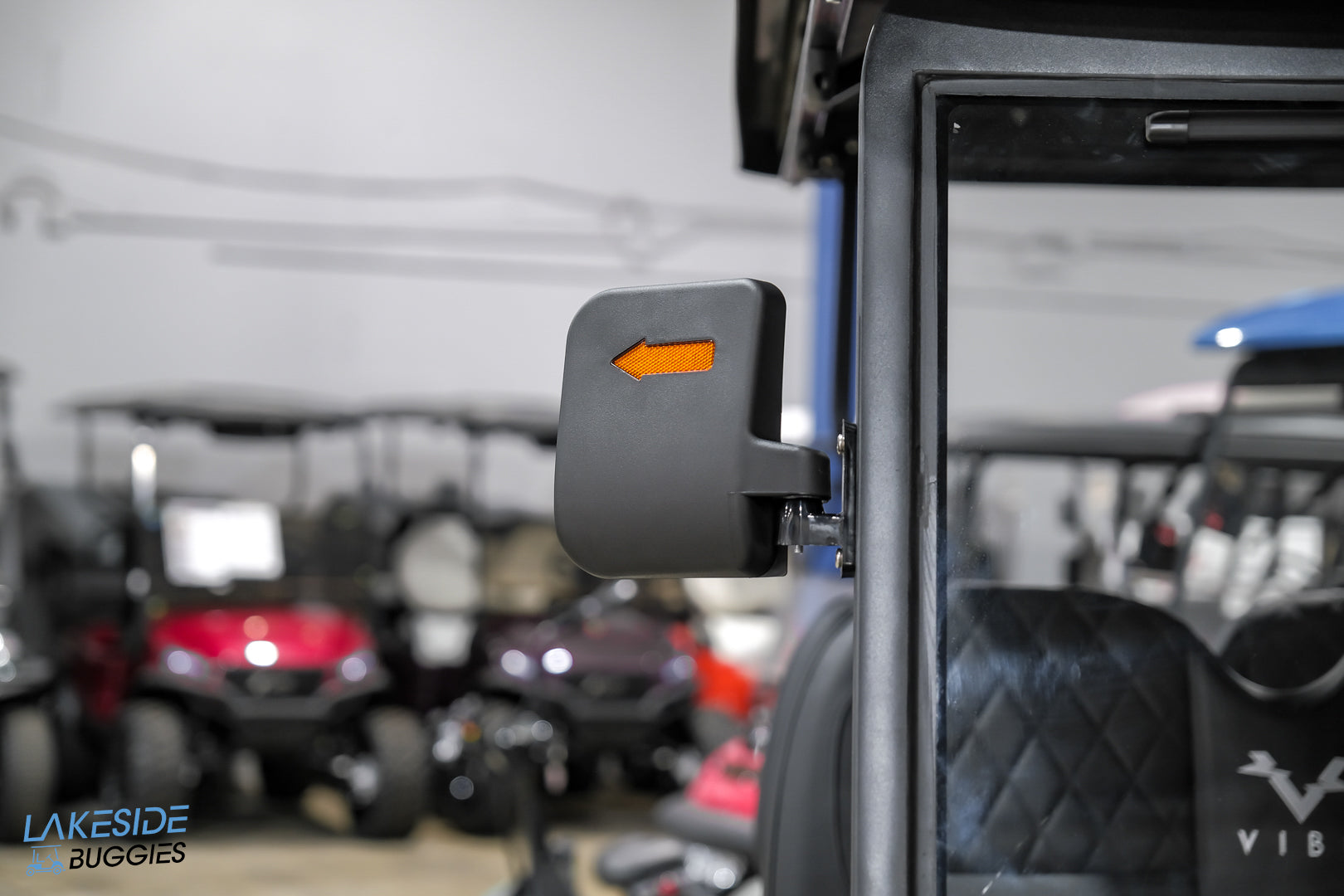 2025 VIBE EV - FLEX 4F  Matte Black Special Edition 4 Forward Passenger Street Legal Golf Cart -  Vibe EV at LakesideBuggies.com