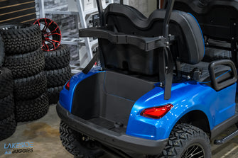 2025 VIBE EV - FLEX 4F  Laguna Blue 4 Forward Passenger Street Legal Golf Cart