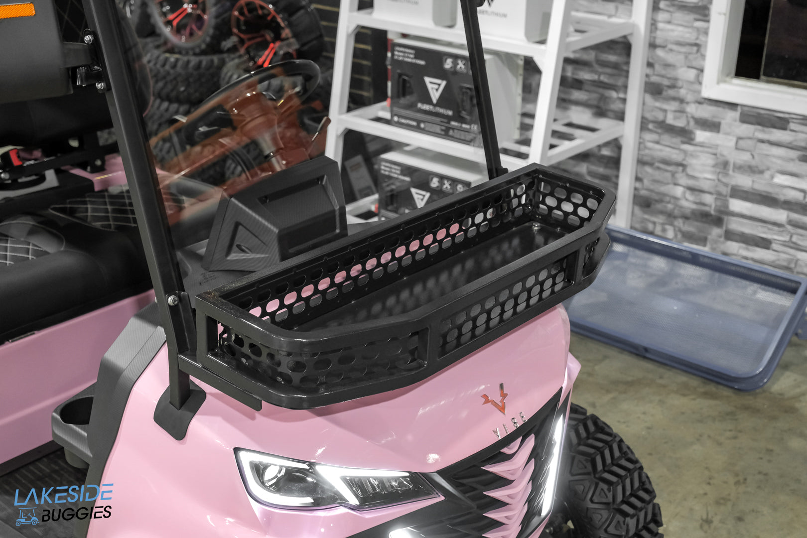 2025 VIBE EV - EV4  Awareness Pink 4 Passenger Street Legal Golf Cart -  Vibe EV at LakesideBuggies.com