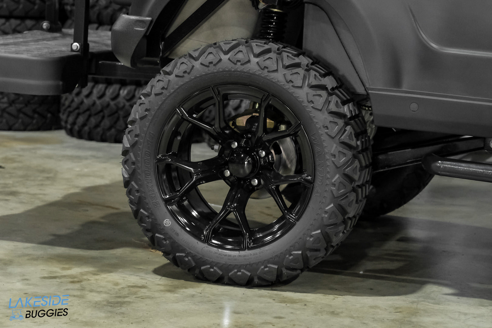 2025 VIBE EV - EV4  Matte Black Special Edition 4 Passenger Street Legal Golf Cart -  Vibe EV at LakesideBuggies.com