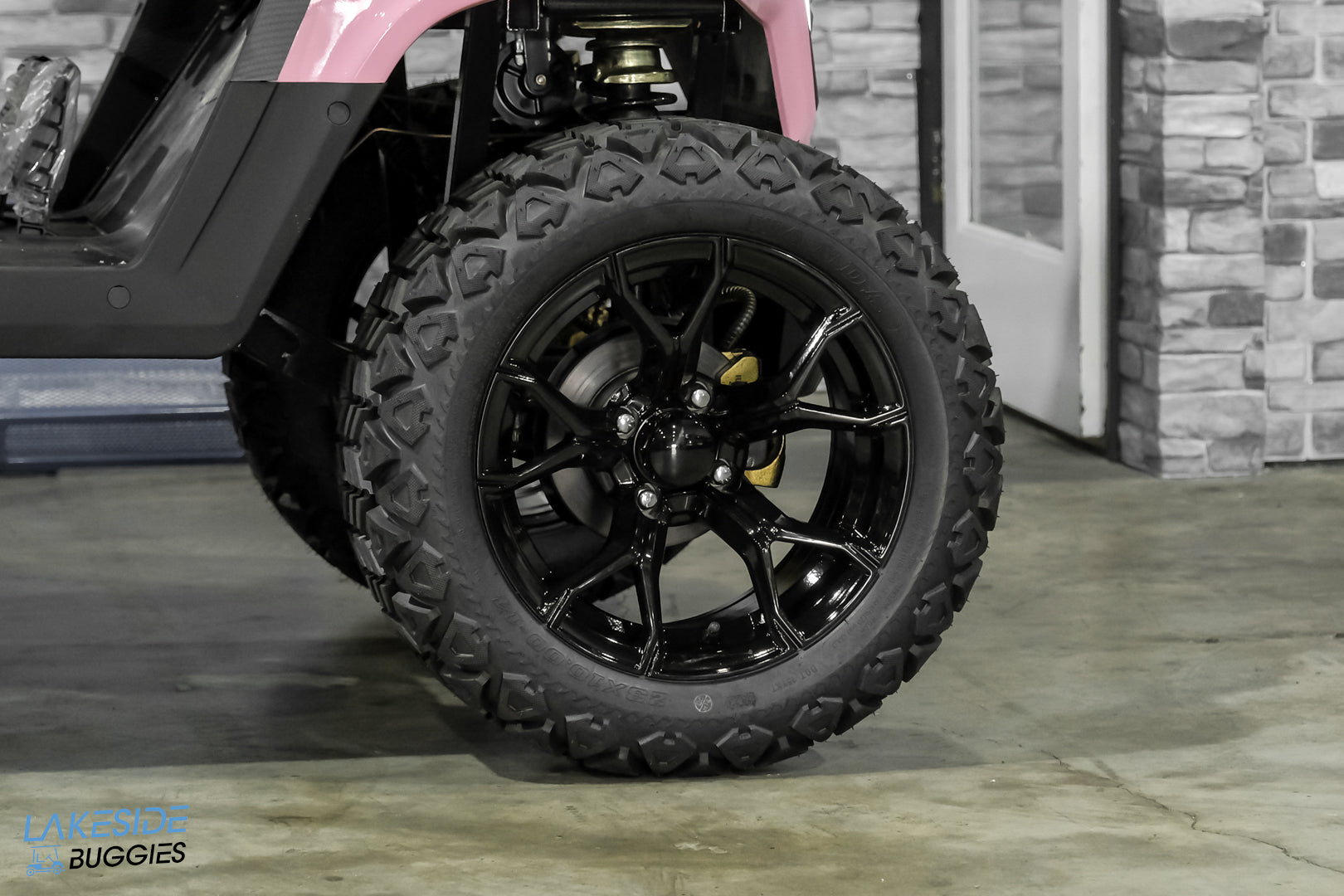 2025 VIBE EV - EV4  Awareness Pink 4 Passenger Street Legal Golf Cart -  Vibe EV at LakesideBuggies.com