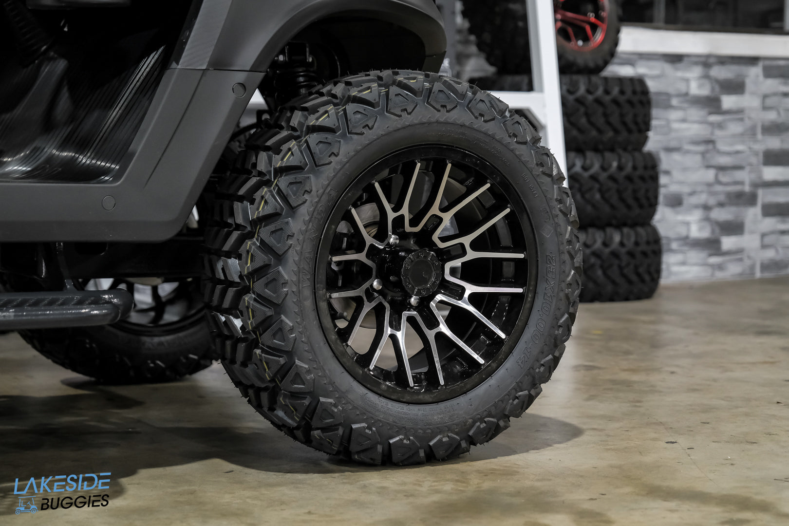 2025 VIBE EV - FLEX 4F  Matte Black Special Edition 4 Forward Passenger Street Legal Golf Cart -  Vibe EV at LakesideBuggies.com