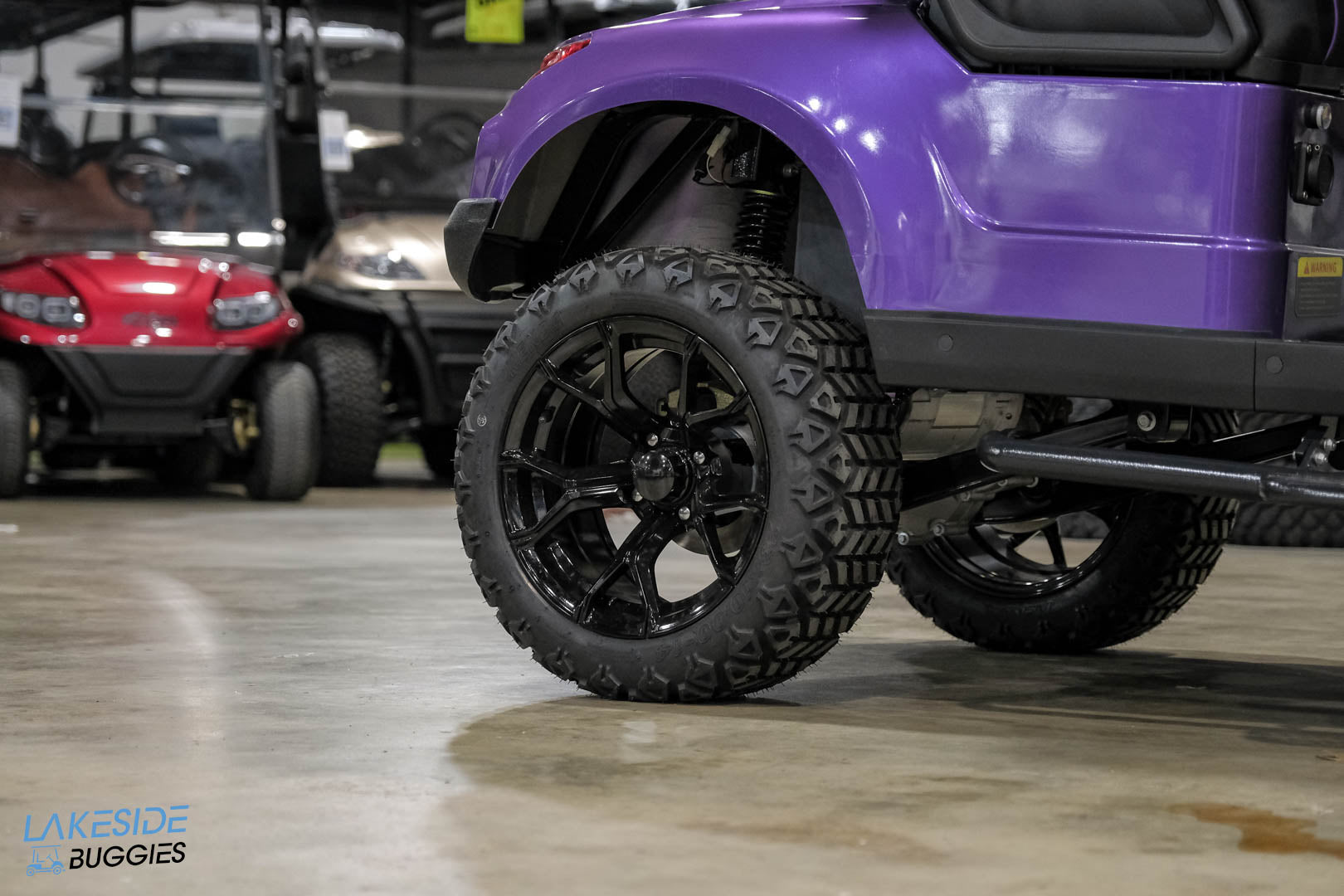 2025 VIBE EV - EV4F  Passion Purple 4 Forward Passenger Street Legal Golf Cart -  Vibe EV at LakesideBuggies.com