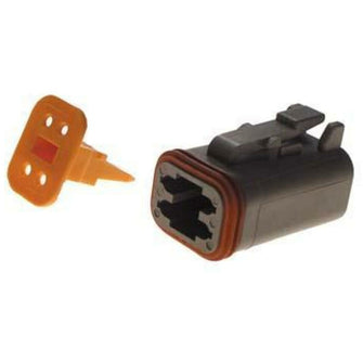 Lakeside Buggies 4 PIN PLUG & WEDGE LOCK KIT CC- 6761 Lakeside Buggies Direct Speed Controllers