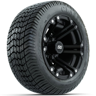 Set of (4) 12 in GTW Specter Wheels with 215/40-12 Excel Classic Street Tires Lakeside Buggies Parts and Accessories