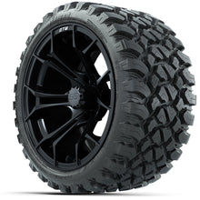 Set of (4) 15″ GTW Spyder Matte Black Wheels with 23x10-R15 Nomad All-Terrain Tires Lakeside Buggies Parts and Accessories