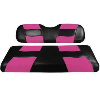 Lakeside Buggies MadJax® Riptide Black/Pink Two-Tone Yamaha Drive Front Seat Covers (Fits 2008-Up)- 10-184 MadJax Premium seat cushions and covers