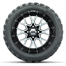 Set of (4) 14 in GTW Vortex Wheels with 23x10-14 GTW Nomad All-Terrain Tires Lakeside Buggies Parts and Accessories