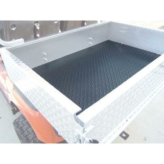 Lakeside Buggies Diamond Plate Black Rubber Cargo Box Mat- 28728 Lakeside Buggies Direct Cargo boxes