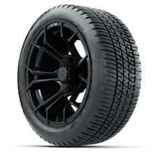 Set of (4) 14 in GTW Spyder Wheels with 205/30-14 Fusion Street Tires Lakeside Buggies Parts and Accessories