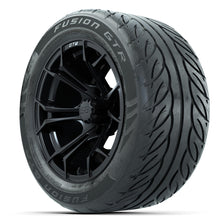 Set of (4) 14 in GTW Spyder Wheels with 255/45-R14 Fusion GTR Street Tires Lakeside Buggies Parts and Accessories