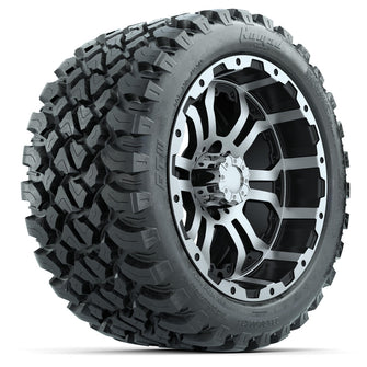 Set of (4) 14 in GTW Omega Wheels with 23x10-14 GTW Nomad All-Terrain Tires Lakeside Buggies Parts and Accessories