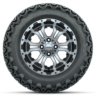 Set of (4) 14 in GTW Omega Wheels with 23x10-14 GTW Predator All-Terrain Tires Lakeside Buggies Parts and Accessories