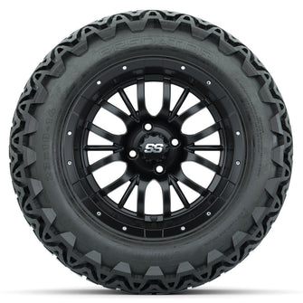 Set of (4) 14 in GTW Diesel Wheels with 23x10-14 GTW Predator All-Terrain Tires Lakeside Buggies Parts and Accessories