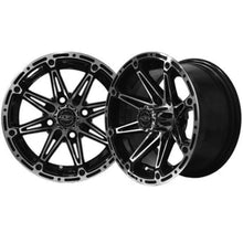 14x7 MJFX Machined/Black Element Wheel PN# 19-056 Madjax 