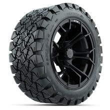 Set of (4) 14 in GTW Spyder Wheels with 22x10-14 GTW Timberwolf All-Terrain Tires Lakeside Buggies Parts and Accessories