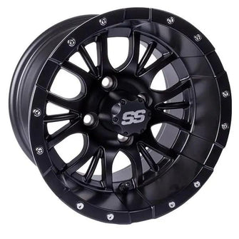 Lakeside Buggies 14x7 Matte Black Diesel Wheel- 56312 GTW Wheels