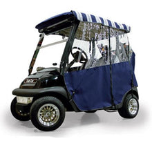 Lakeside Buggies Navy Sunbrella 3-Sided Custom Over-The-Top Enclosure - Fits Club Car DS 1982-1999- 45074 RedDot Enclosures