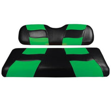 Lakeside Buggies MadJax® Riptide Black/Lime Cooler Green Two-Tone Genesis 150 Rear Seat Covers- 10-165 MadJax Premium seat cushions and covers