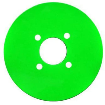 Lakeside Buggies Set of (4) MadJax® Green Aluminum Wheel Plates (For 12” / 14”)- 19-080-GRN MadJax Wheel Accessories