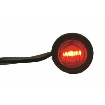 Lakeside Buggies Red 3/4″ LED Round Light with Rubber Gasket Waterproof- 31764 Lakeside Buggies Direct Other lighting