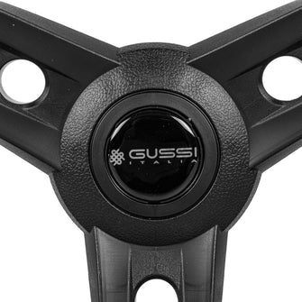 Gussi Italia® Lugana Black Steering Wheel Compatible with ICON Golf Car Models & AEV Golf Car Models Gussi Shop By Make