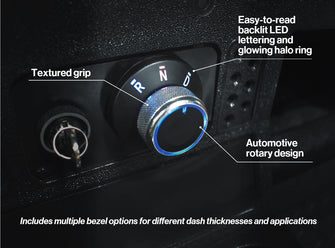 Rotary Forward & Reverse Switch with LED Backlighting PN# 03-120