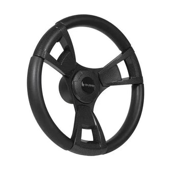 Lakeside Buggies Gussi Italia® Lugana Black Steering Wheel For All Club Car DS Models- 06-118 Gussi Parts and Accessories