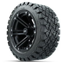 Set of (4) 14 in GTW Specter Wheels with 22x10-14 GTW Timberwolf All-Terrain Tires Lakeside Buggies Parts and Accessories