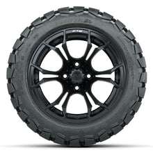 Set of (4) 14 in GTW Spyder Wheels with 22x10-14 GTW Timberwolf All-Terrain Tires Lakeside Buggies Parts and Accessories