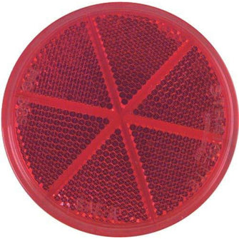 Lakeside Buggies Red Quick Mount, Self Adhesive Reflector. 3″ Diameter- 2447 Lakeside Buggies Direct Other lighting