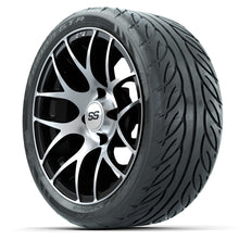 Set of (4) 14 in GTW Pursuit Wheels with 205/40-R14 Fusion GTR Street Tires Lakeside Buggies Parts and Accessories