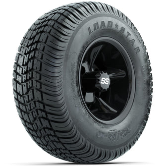 Set of (4) 10 in GTW Godfather Wheels with 205/65-10 Kenda Load Star Tires Lakeside Buggies Parts and Accessories