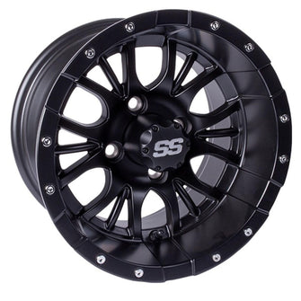 Lakeside Buggies 14x7 Matte Black Diesel Wheel- 19-248 GTW Wheels