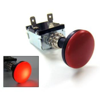 Lakeside Buggies 30 AMP PUSH-PULL SWITCH ILLUMINATES RED 12V- 28126 Lakeside Buggies Direct Light switches