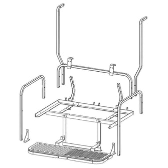 GTW® MACH3 Flip Frame Only Yamaha G19-22 Lakeside Buggies