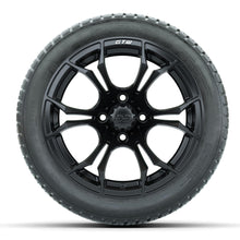 Set of (4) 14 in GTW Spyder Wheels with 205/30-14 Fusion Street Tires Lakeside Buggies Parts and Accessories