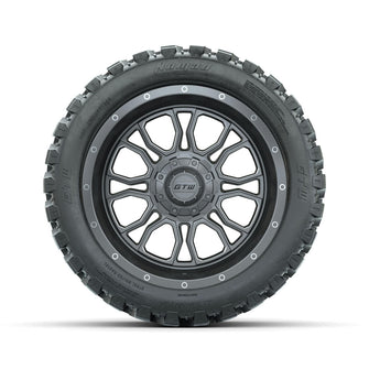 Set of (4) 14 in GTW® Volt Gunmetal Wheels with 23x10-R14 Nomad All-Terrain Tires Lakeside Buggies Parts and Accessories