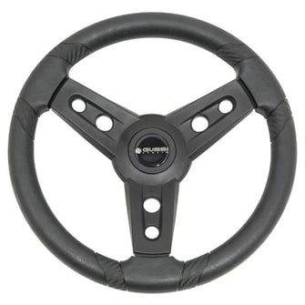 Lakeside Buggies Gussi Italia® Lugana Black Steering Wheel For All Club Car Precedent Models- 06-122 Gussi Parts and Accessories