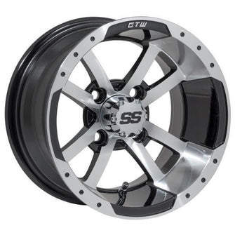 Lakeside Buggies GTW® Storm Trooper 12″ Machined & Black Wheel (3:4 Offset)- 19-114 GTW Wheels