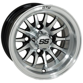 Lakeside Buggies GTW® Medusa 10x7 Machined & Black Wheel (3:4 Offset)- 19-154 GTW Wheels