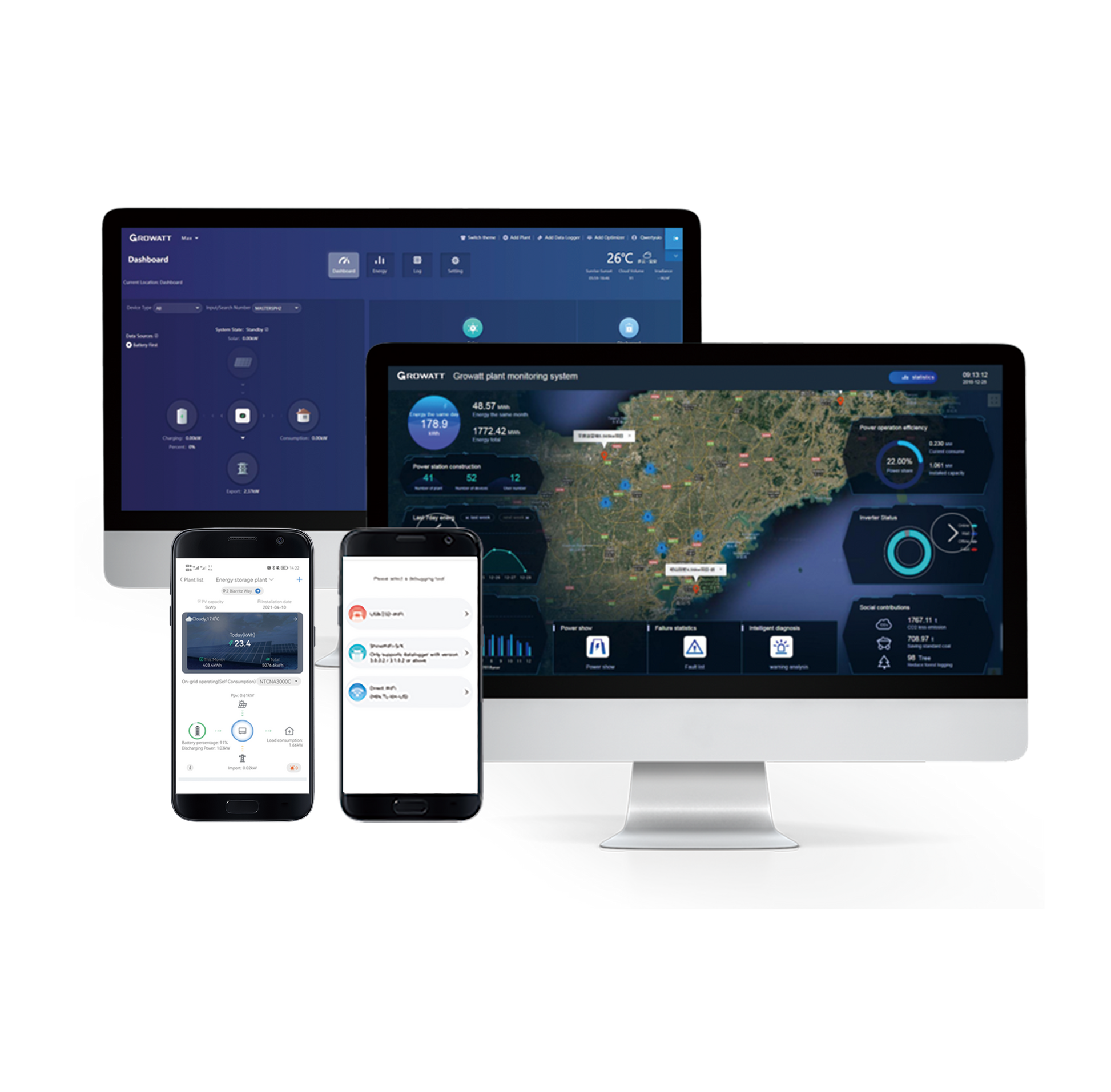 48v Off-Grid Storage Inverter - SPF 6000T DVM-MPV Growatt Growatt Solar Inverters undefined