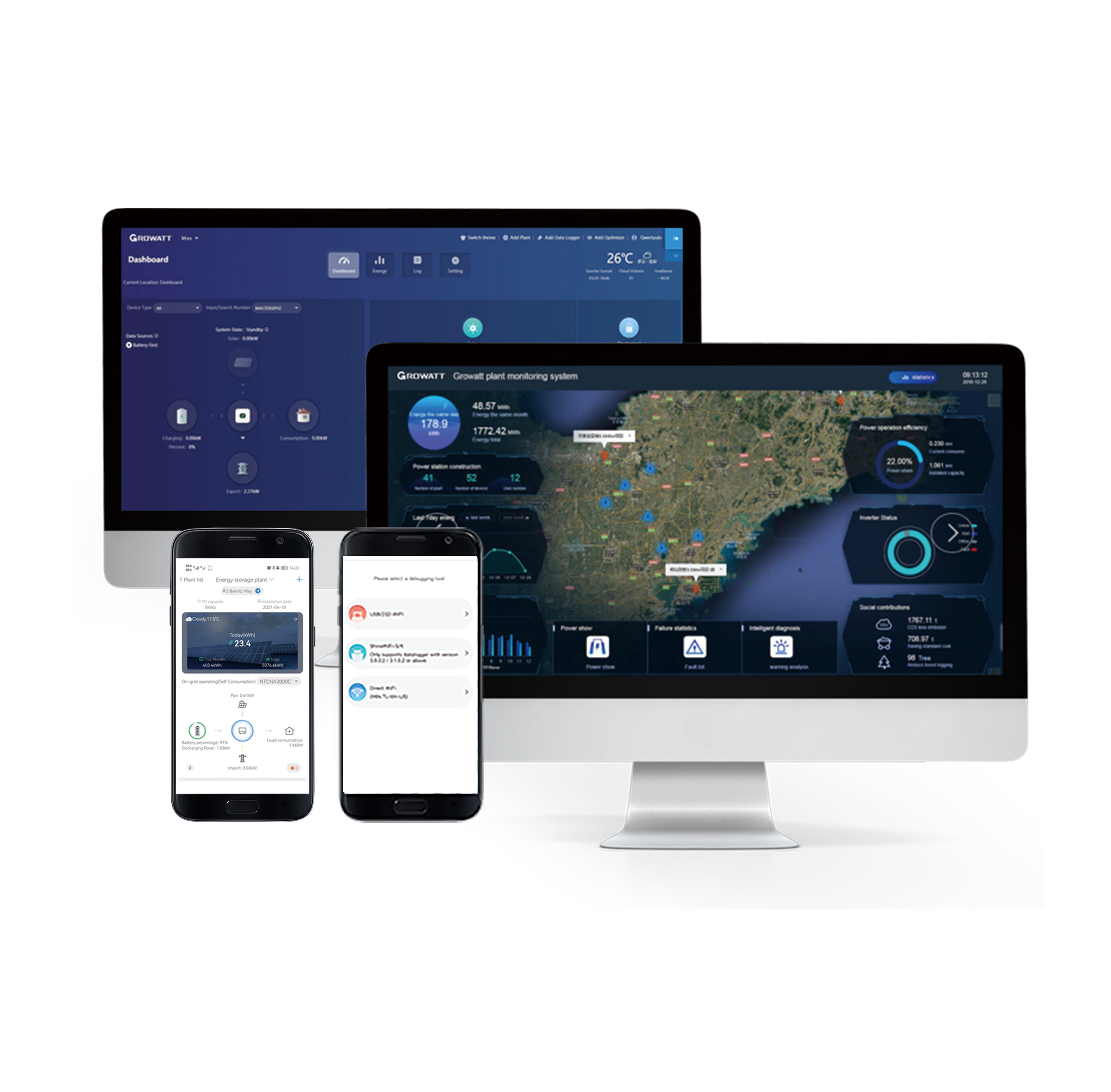 48v Off-Grid Storage Inverter - SPF 6000T DVM-MPV Growatt Growatt Solar Inverters undefined