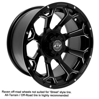 Lakeside Buggies 14x7 GTW® Raven Off-Road Wheel- 19-226 GTW Wheels