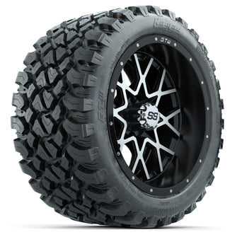 Set of (4) 14 in GTW Vortex Wheels with 23x10-14 GTW Nomad All-Terrain Tires Lakeside Buggies Parts and Accessories