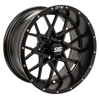 Lakeside Buggies 12″ GTW® Vortex Matte Black Wheel- 19-232 GTW Wheels