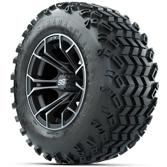 Set of (4) 12 in GTW Spyder Wheels with 23x10-12 Sahara Classic All-Terrain Tires Lakeside Buggies Parts and Accessories